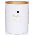 SALE My Flame Lifestyle Scented soy candle in glass jar White ❤ Mother. Thank you for every time you're there, every way you help, and everything you do — My Flame