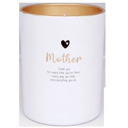 SALE My Flame Lifestyle Scented soy candle in glass jar White ❤ Mother. Thank you for every time you're there, every way you help, and everything you do — My Flame