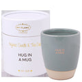 SALE My Flame Lifestyle Soy candle in tea mug Green Hug in a mug — My Flame