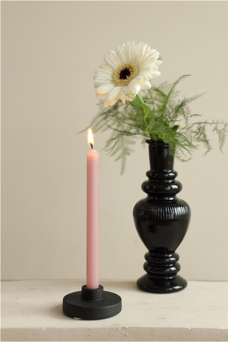 Candle holder h.3,3 Ø7 cm matte black