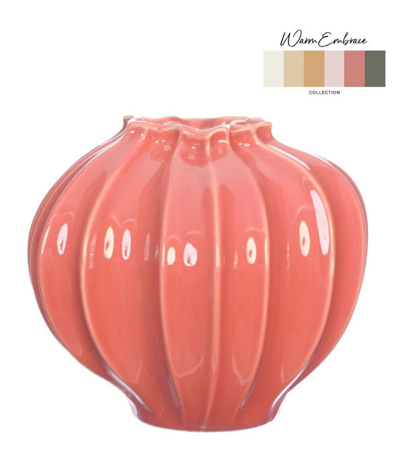 Vase Liva Ø20 h.20 cm terra