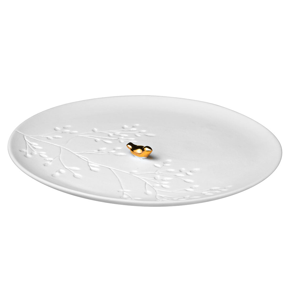 Porcelain story Bird Plate Diameter 14.2cm