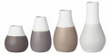 Rader Mini pastel vases Set of 4pcs grey Diameter4cm Height.4.5-8cm — Räder