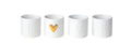 Rader Love ligths Set of 4pcs Diameter4.5cm Height.4.5cm — Räder