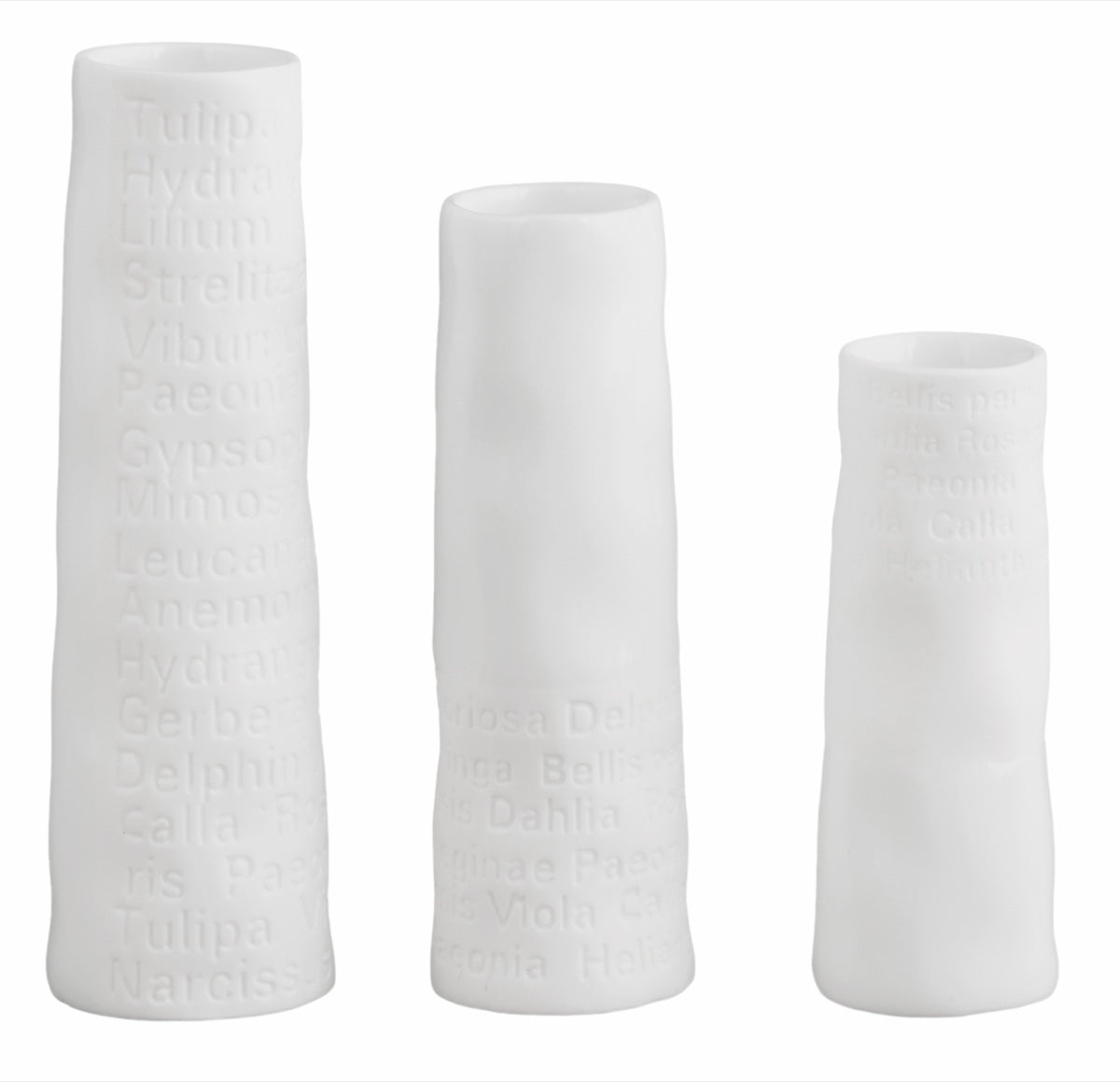 Rader Room poetry minivases Set of 3pcs max.3x3x9.5cm — Räder