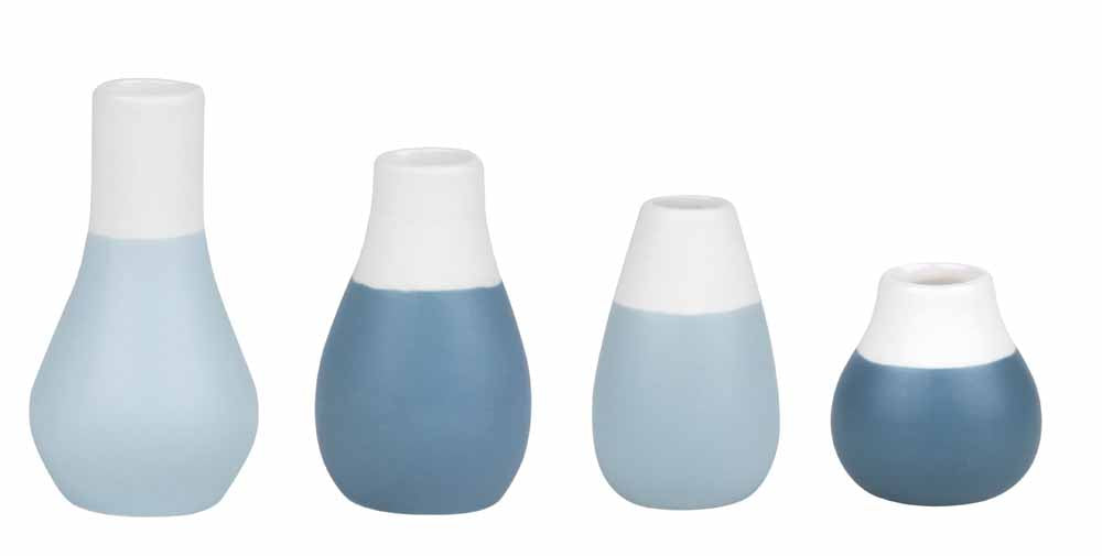 Rader Mini Pastel Vases Set of 4pcs Diameter4cm Height.4.5-8cm — Räder