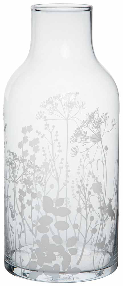 Rader Glass vase meadow flowers Diameter13.5cm Height.30cm - Discontinued 30% Discount — Räder