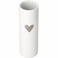 Rader Love vase heart silver Diameter5.5cm H.17cm — Räder