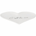Rader Heart plate C'est la vie 15.5x15x1.2cm — Räder