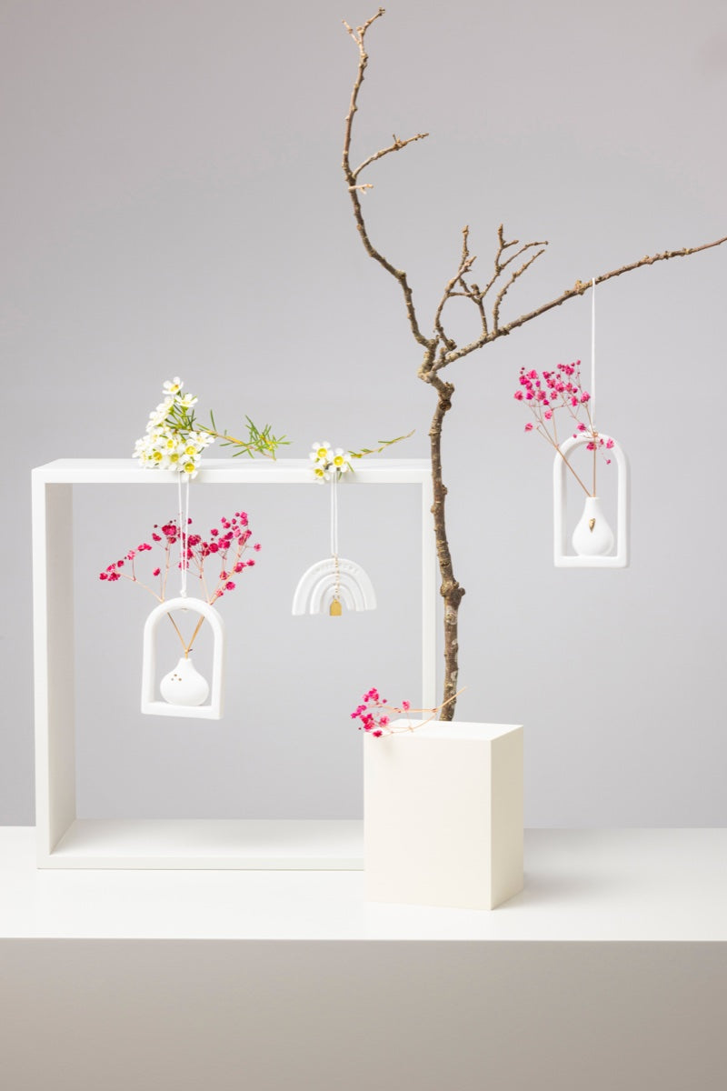 Mini wall vase dots