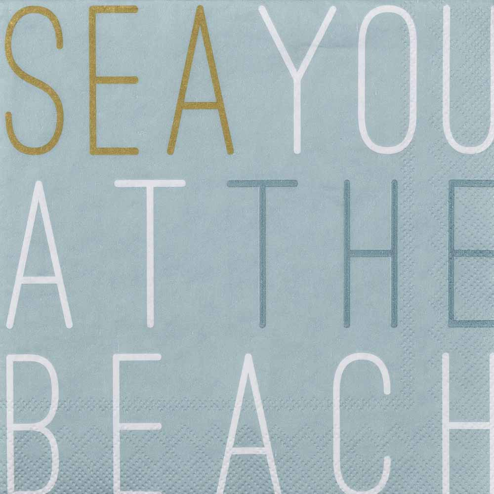 Rader Cocktail napkin Sea you at the beach 25x25cm - Discontinued 30% Discount — Räder