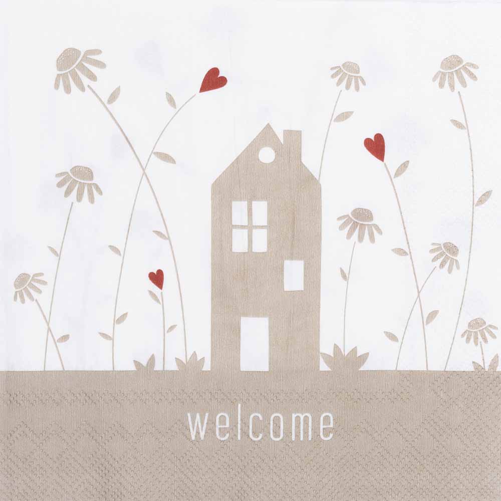 Rader Napkin welcome 33x33cm — Räder