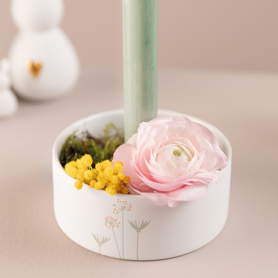 Porcelain wreath mini