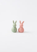 Mini bunnies on display. Apricot and green 30 pcs. — Räder