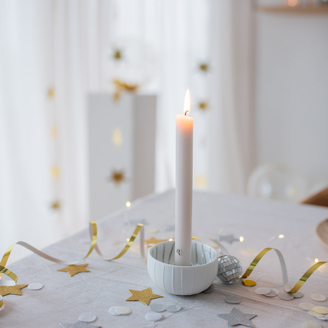 Candle Bowl Stripes Diameter9.4cm H.5cm