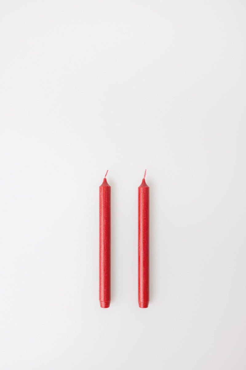 Rader Stick Candles set of two Red — Räder