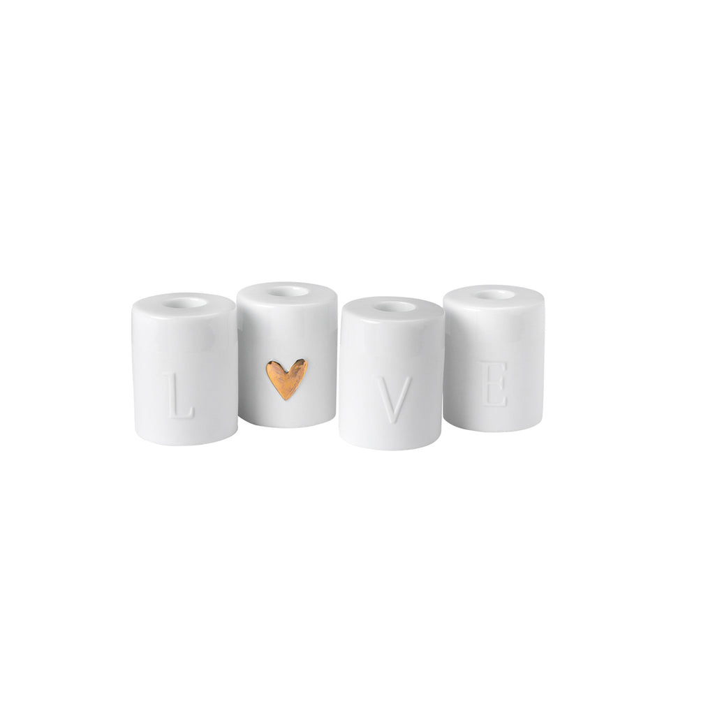 Candle HOlder Set Love