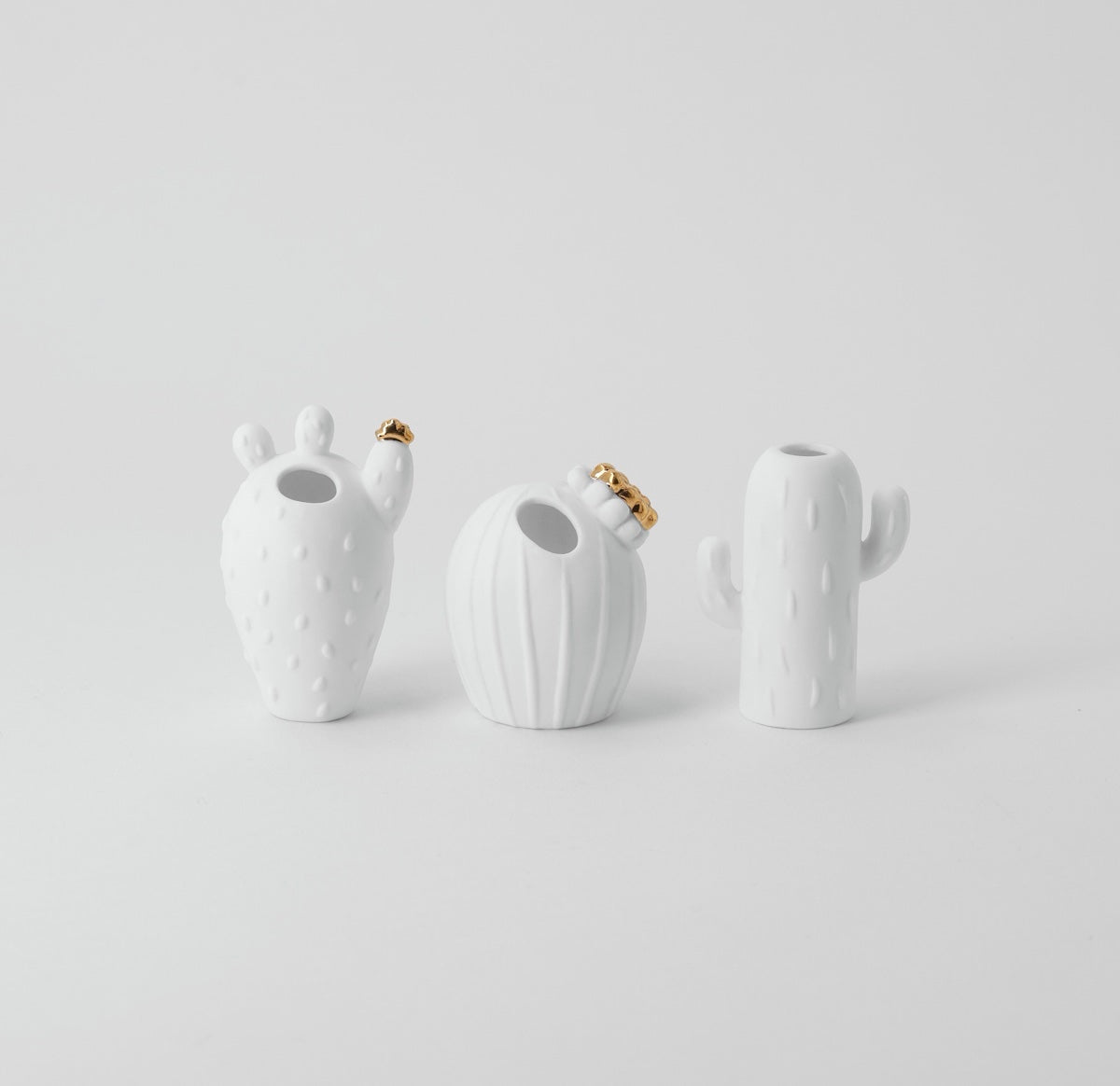 Mini cactus vases 9 Stck.(3 Designs) H.7cm — Räder