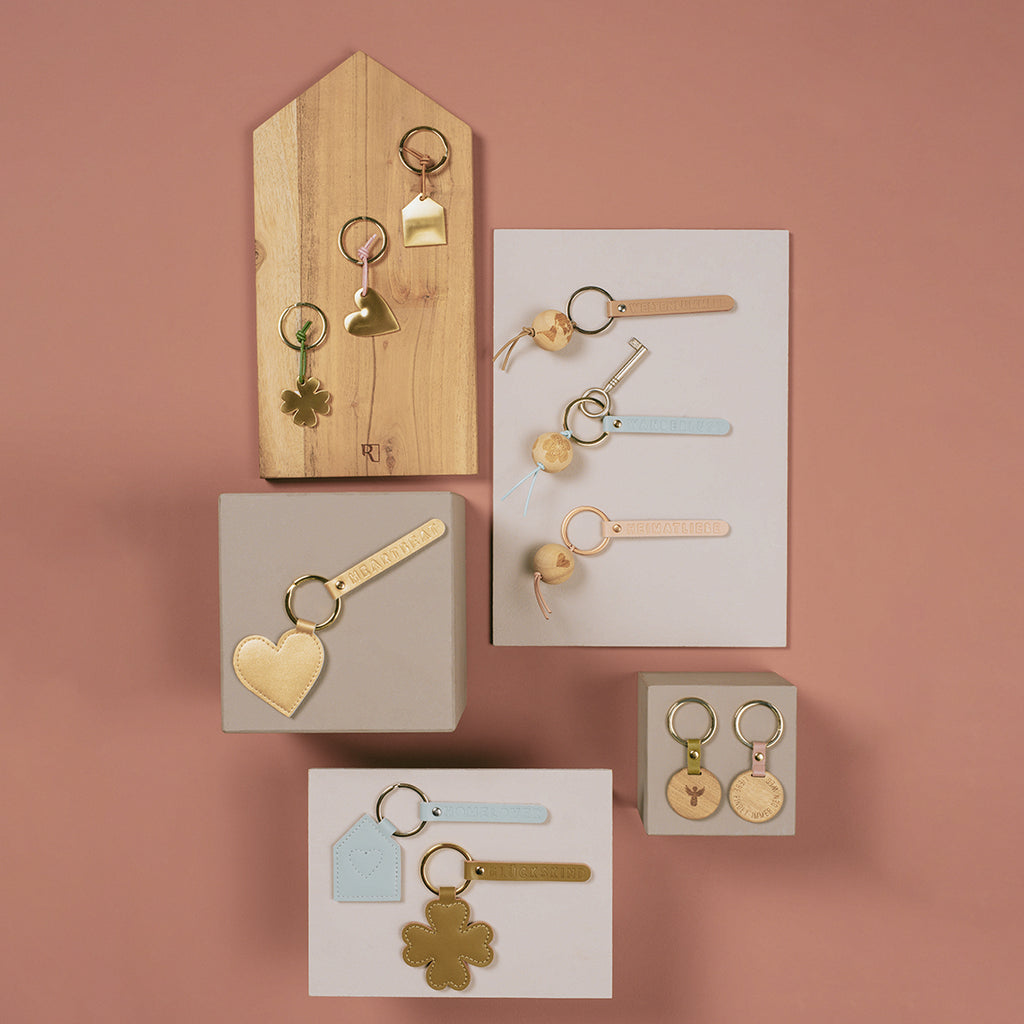Rader Leather Key holder Heartbeat