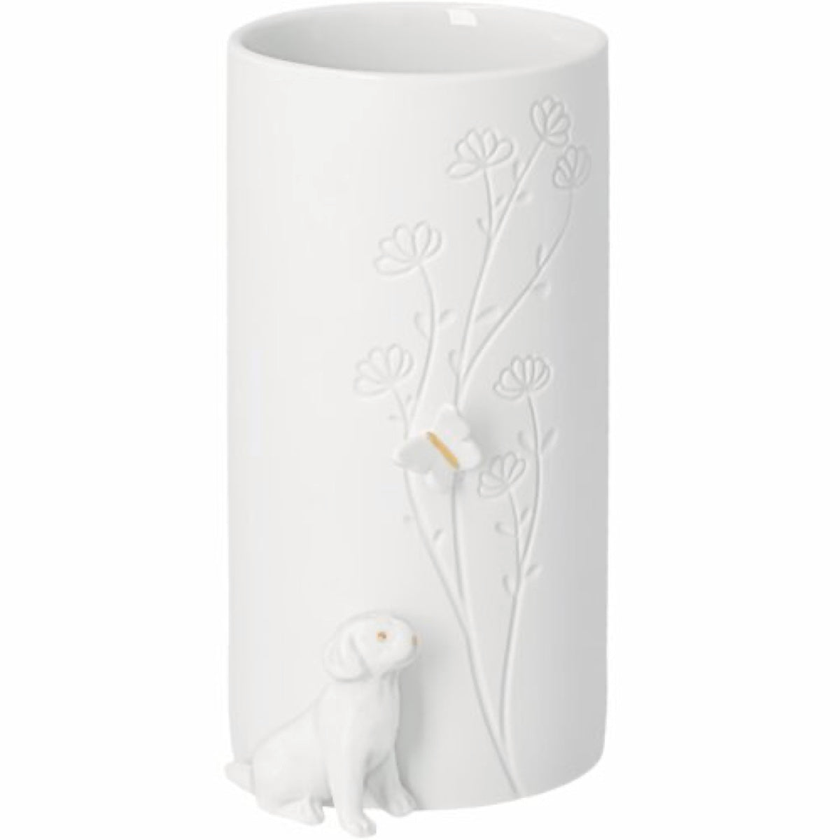Rader Vase porcelaine dog sitting — Räder