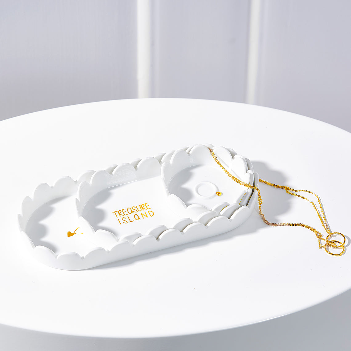 Piece of Jewelry Tray Gold
