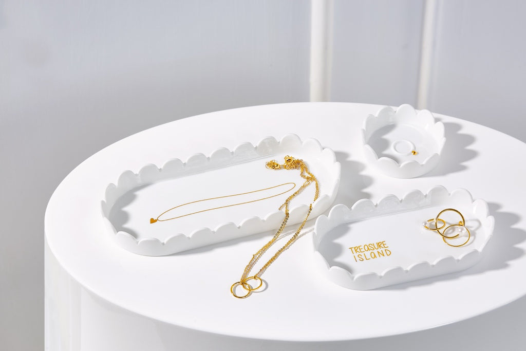 Piece of Jewelry Tray Gold