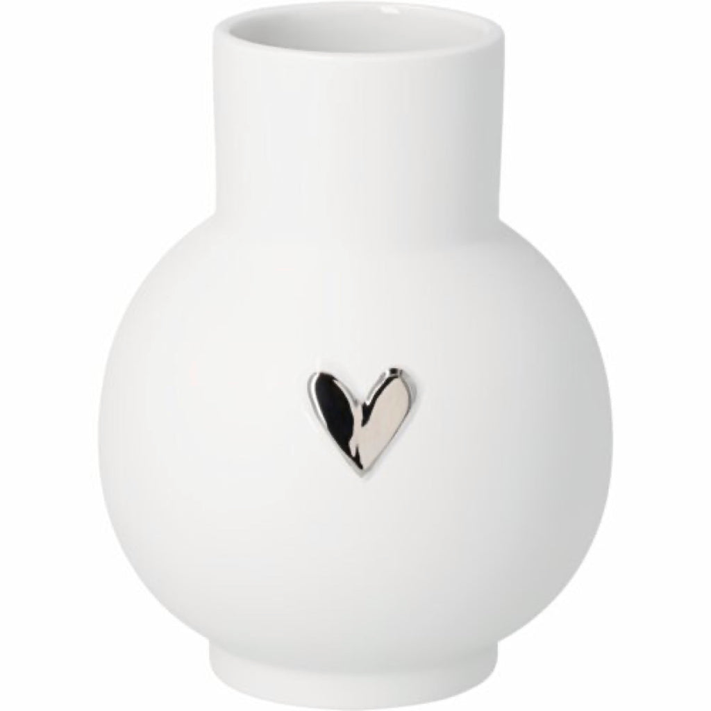 Rader Ballvase Heart Silver — Räder