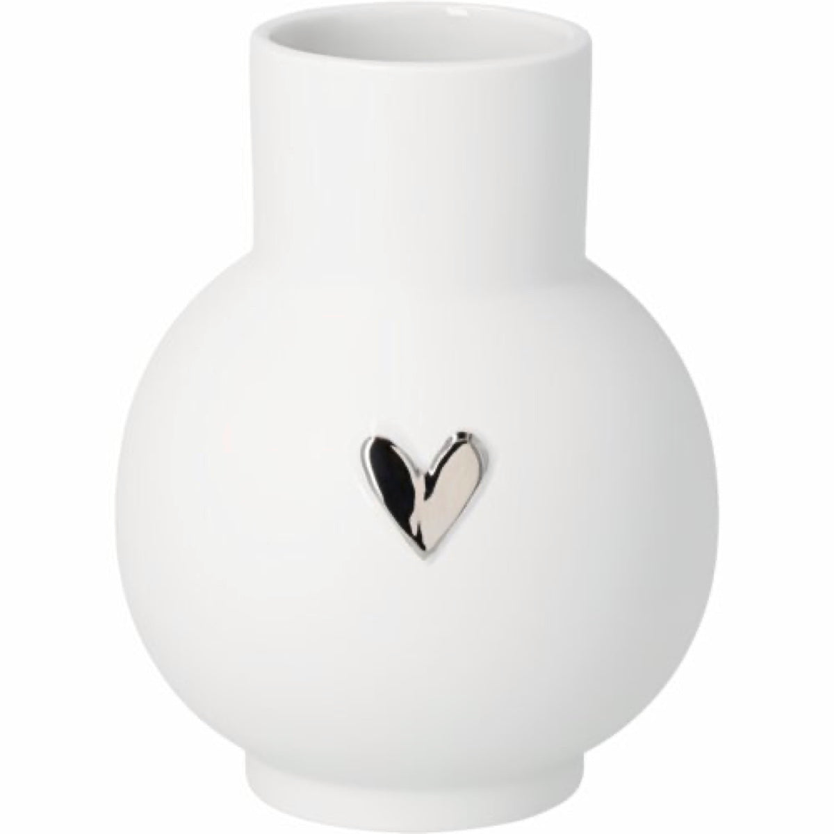 Rader Ballvase Heart Silver — Räder