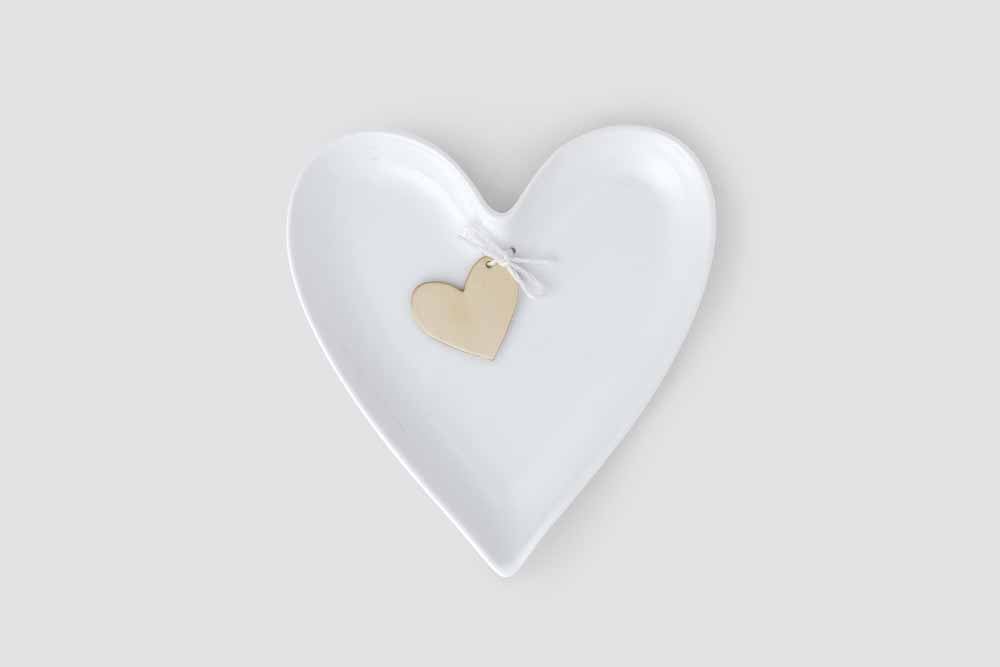 Rader Heart Plate golden Heart — Räder