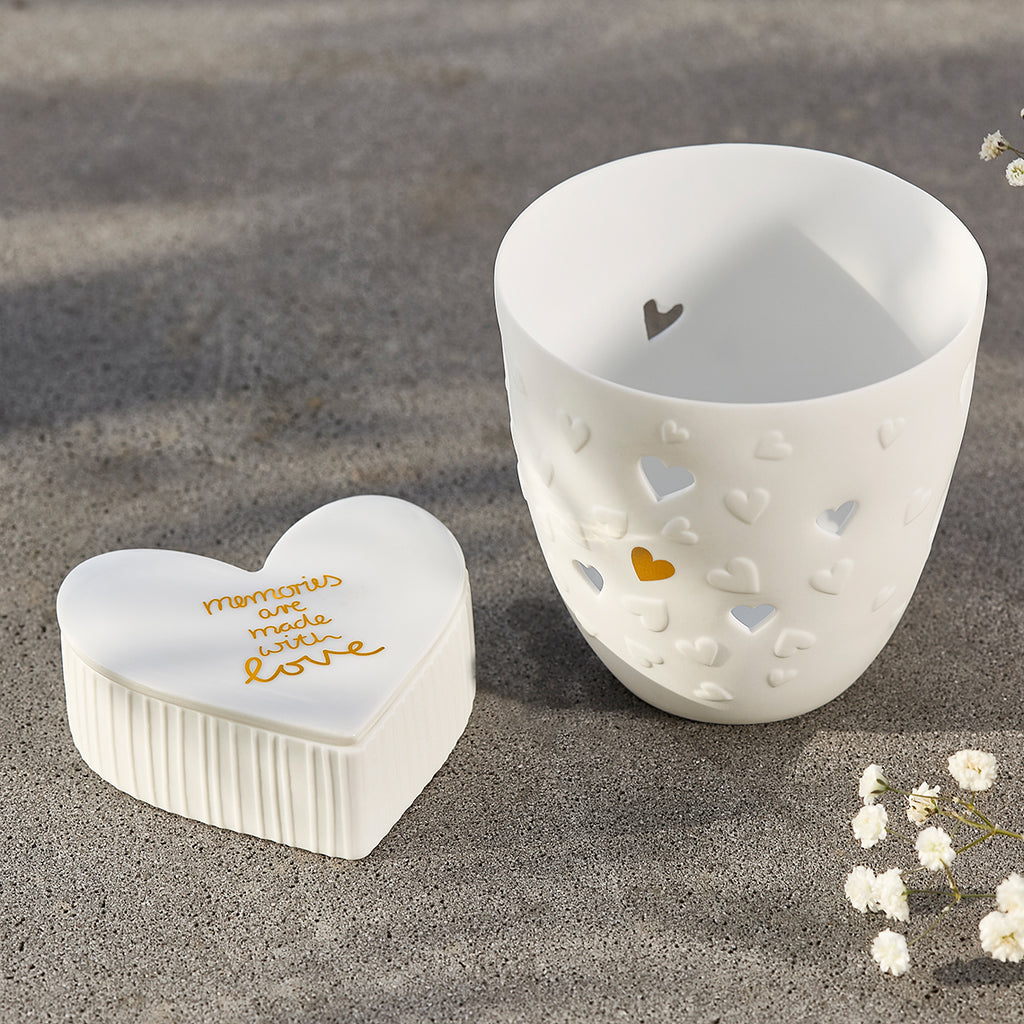 Poetry light golden Hearts