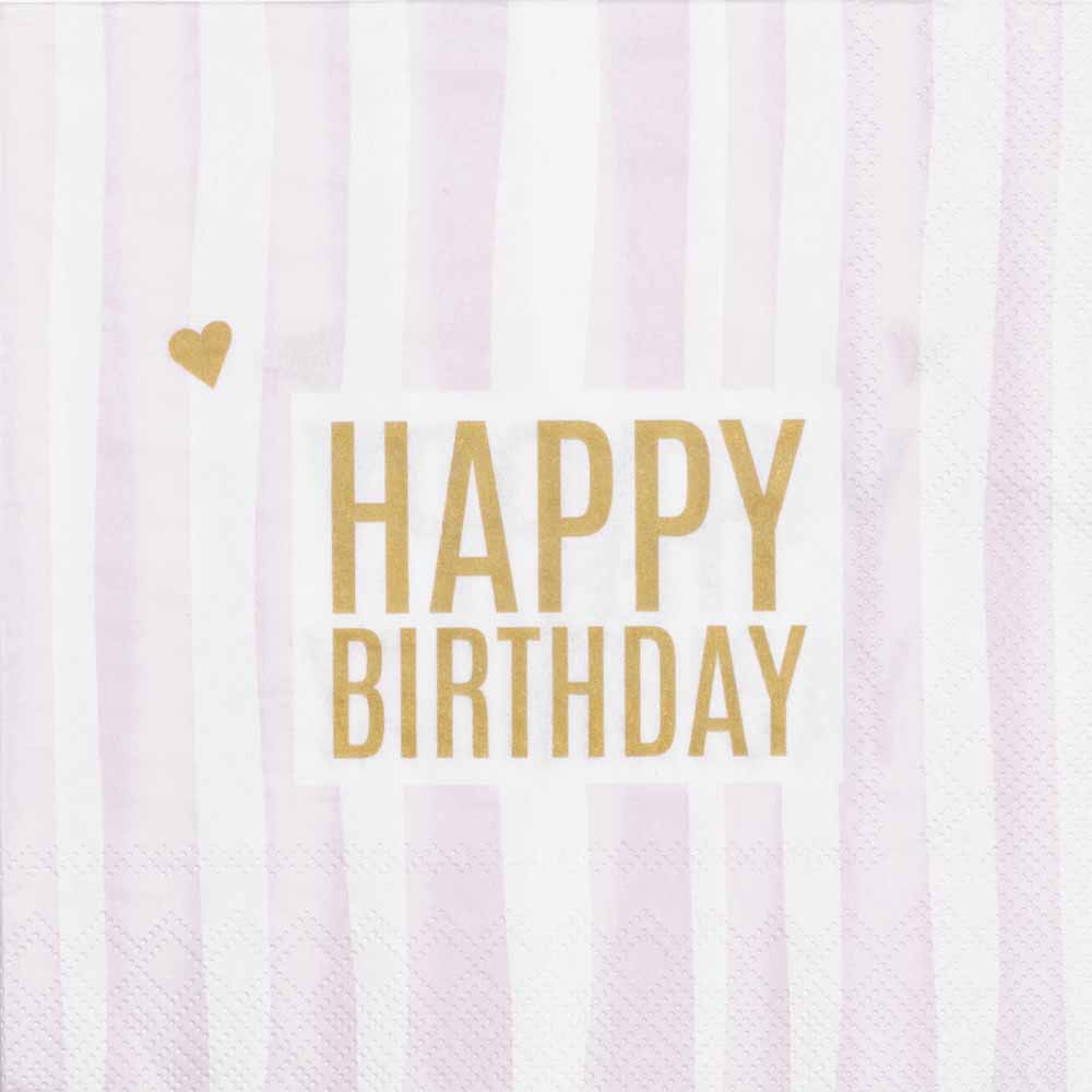 Rader Napkin Happy Birthday — Räder