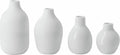 Mini bottle vases white Set 5-8,5x3,5-4,5cm — Räder