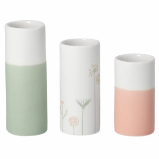 Mini Vases. Spring colours Set of 3
