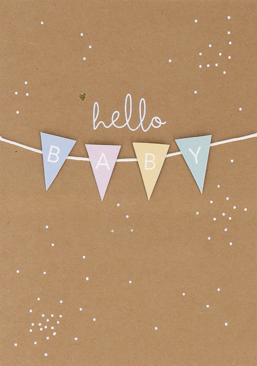 Card Hello Baby — Räder