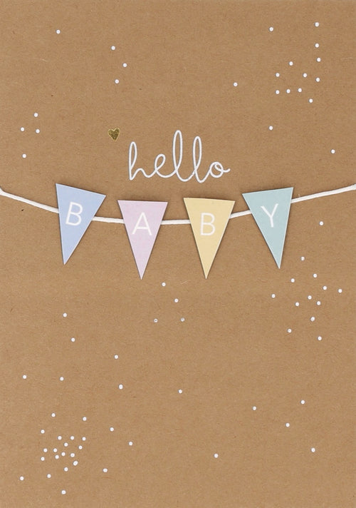 Card Hello Baby — Räder