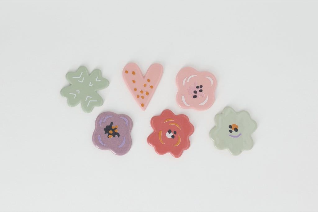 Flowers grit 6 Designs a 8 St�ck