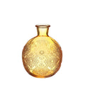 Bologna bottle h.12 Ø9,5 cm ocre