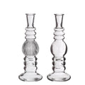 Florence vase candle h.23 Ø8,5 clear 2 ass.