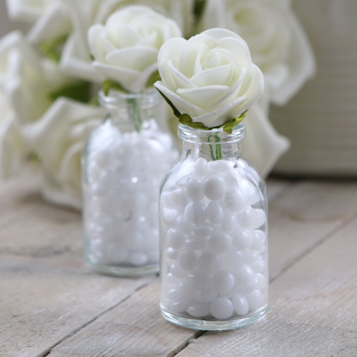 Ideas 4 Seasons glass bottle Ø4.8 h.10,4 cm set 32 100ml — Ideas4Seasons