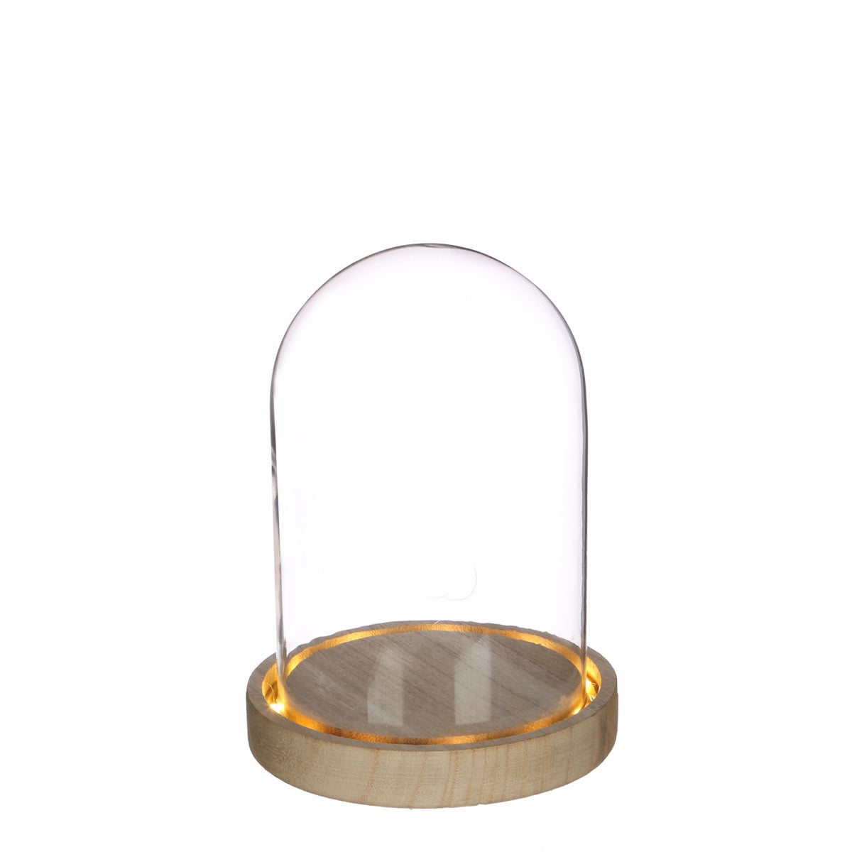 Ideas 4 Seasons LED dome with wooden base Ø12 h.16.5 cm — Ideas4Seasons