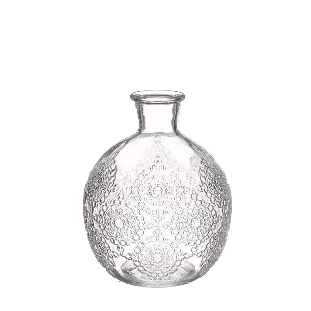 Ideas 4 Seasons Bologna bottle h.12 Ø9,5 cm clear — Ideas4Seasons