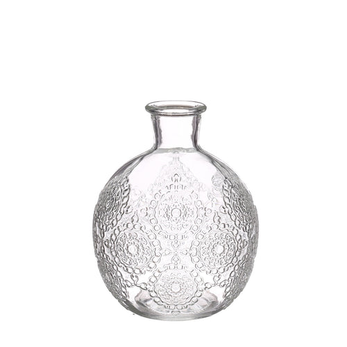 Ideas 4 Seasons Bologna bottle h.12 Ø9,5 cm clear — Ideas4Seasons