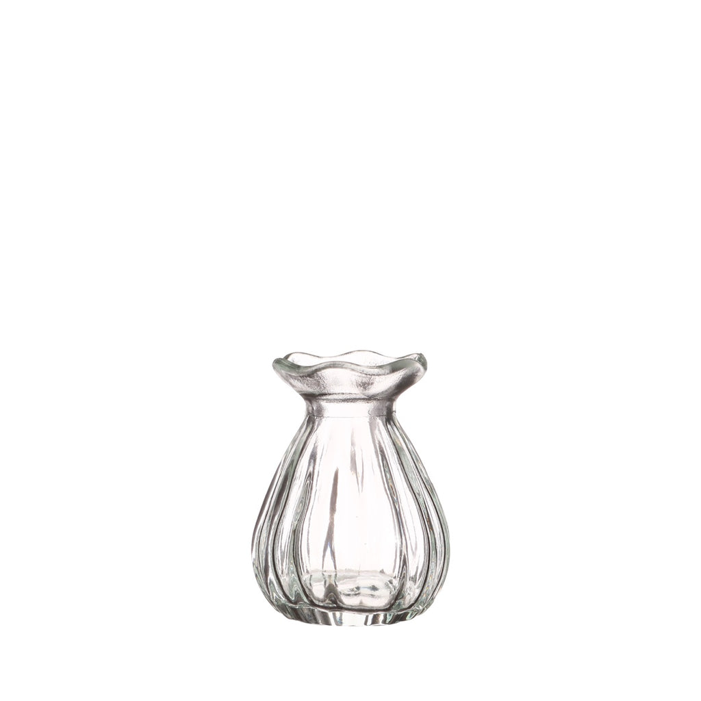 Ideas 4 Seasons Fleur vase Ø7 h. 9 cm clear — Ideas4Seasons
