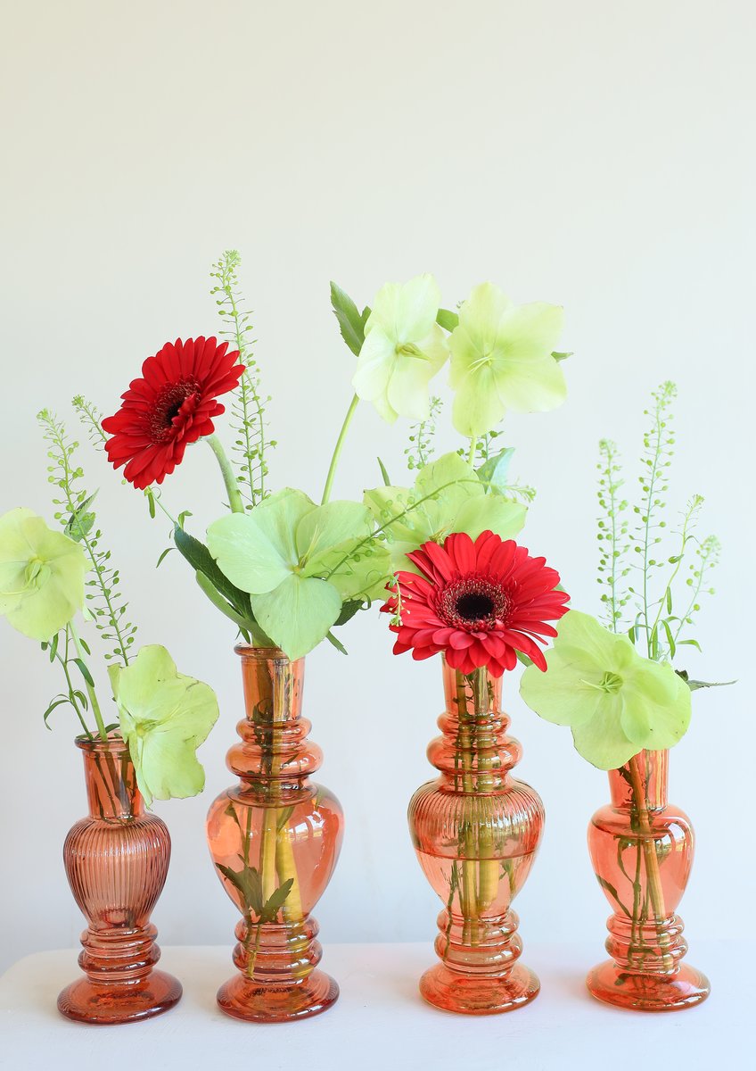Ideas 4 Seasons Venice vase candle h.15,5 Ø5,7 amber 2 ass. — Ideas4Seasons