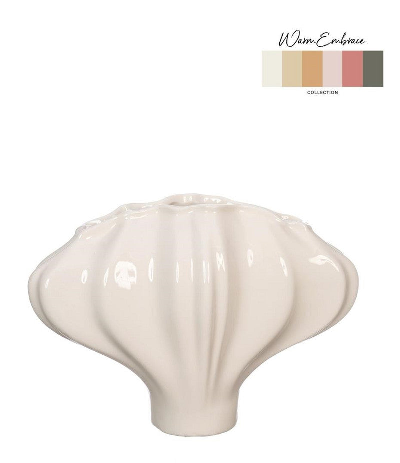 Vase Ayla 27cm x 12cm h 19cm creme