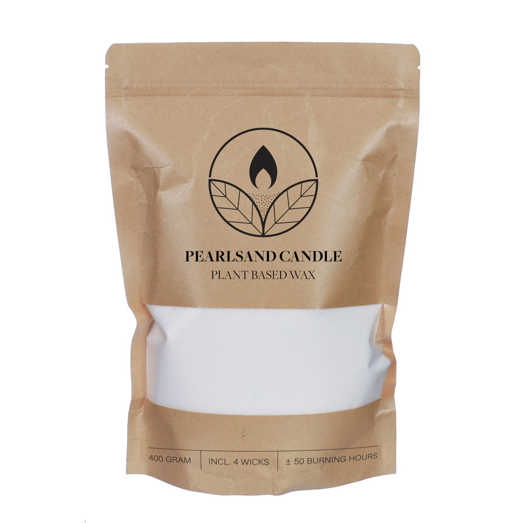 Ideas 4 Seasons Pearlsand candle 400gr white — Ideas4Seasons