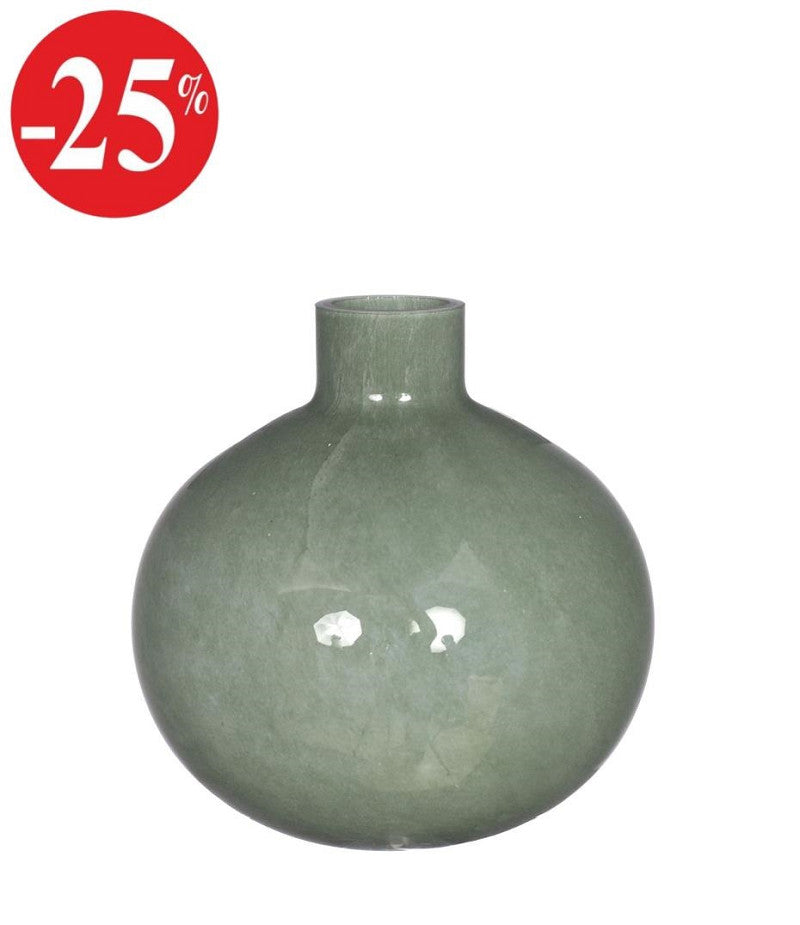 Vase Rose Ø18xh.18cm green