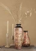 Ideas 4 Seasons Dazzle vase Bloom Ø15 x h.41 brown — Ideas4Seasons