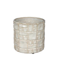 Ideas 4 Seasons Pot Carré Ø13,8 x h.12,5 cm creme — Ideas4Seasons