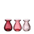 Fleur vase Ø7 h.9 cm pink ass.